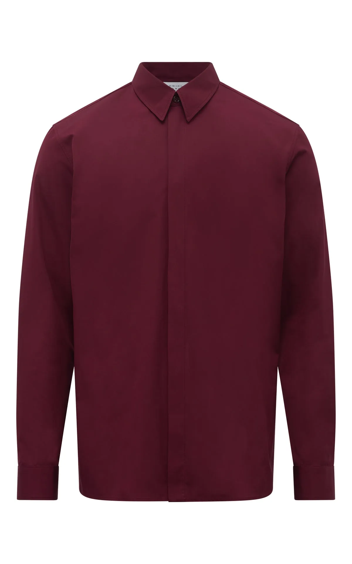 Lightweight pullover UV Protective Coating Nicolas Shirt in Bordeaux Sea Island Cotton
