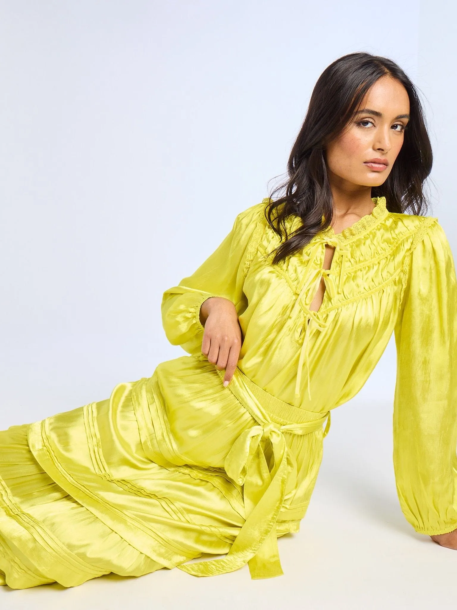 Colette Top in Citron Versatile Shirt