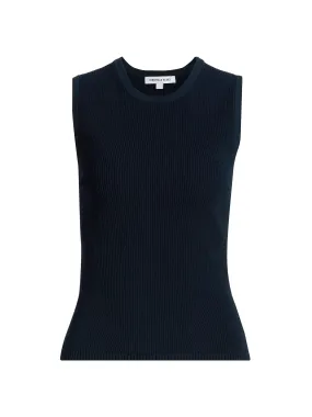 VERONICA BEARD CREWNECK SID SLEEVELESS PULLOVER WrinkleFree Weave
