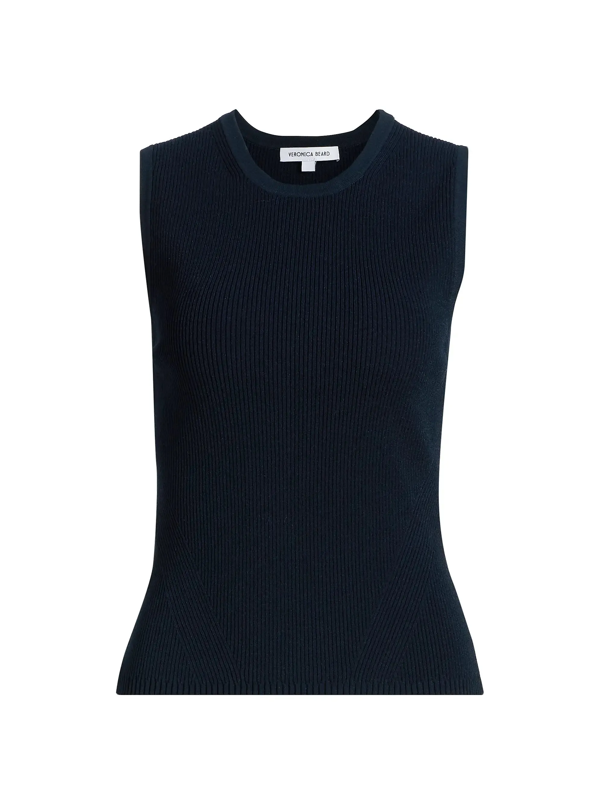 VERONICA BEARD CREWNECK SID SLEEVELESS PULLOVER WrinkleFree Weave