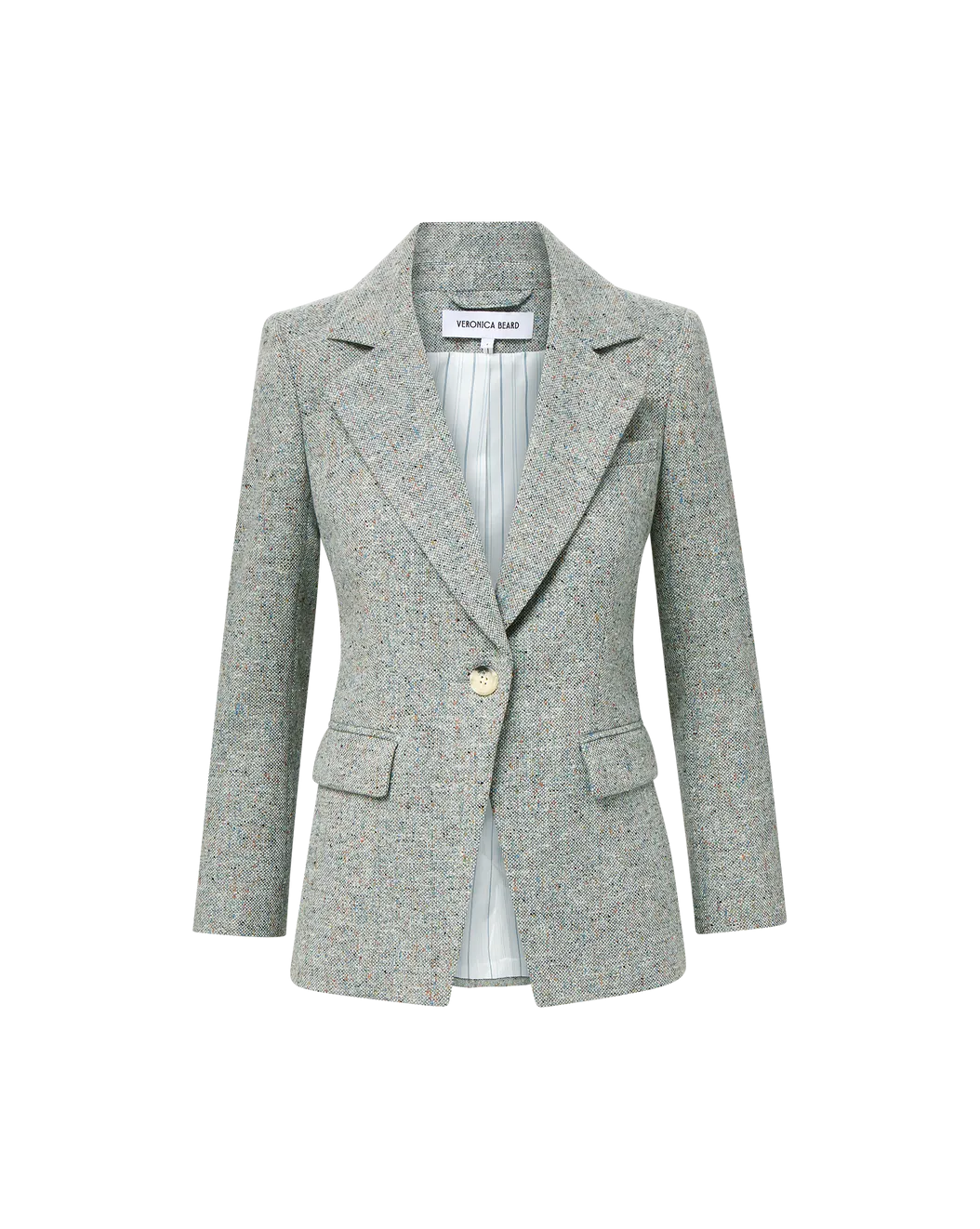 HeatPressedLogos Wrinkle Resistant Weave VERONICA BEARD HEALY DICKEY JACKET