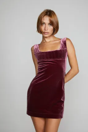 ErgonomicShape VentilatedBack VIVI DRESS - MAROON VELVET