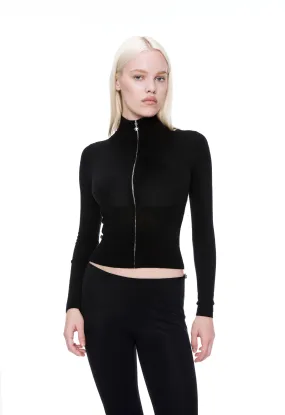 VLAD ZIP UP - BLACK Formal top
