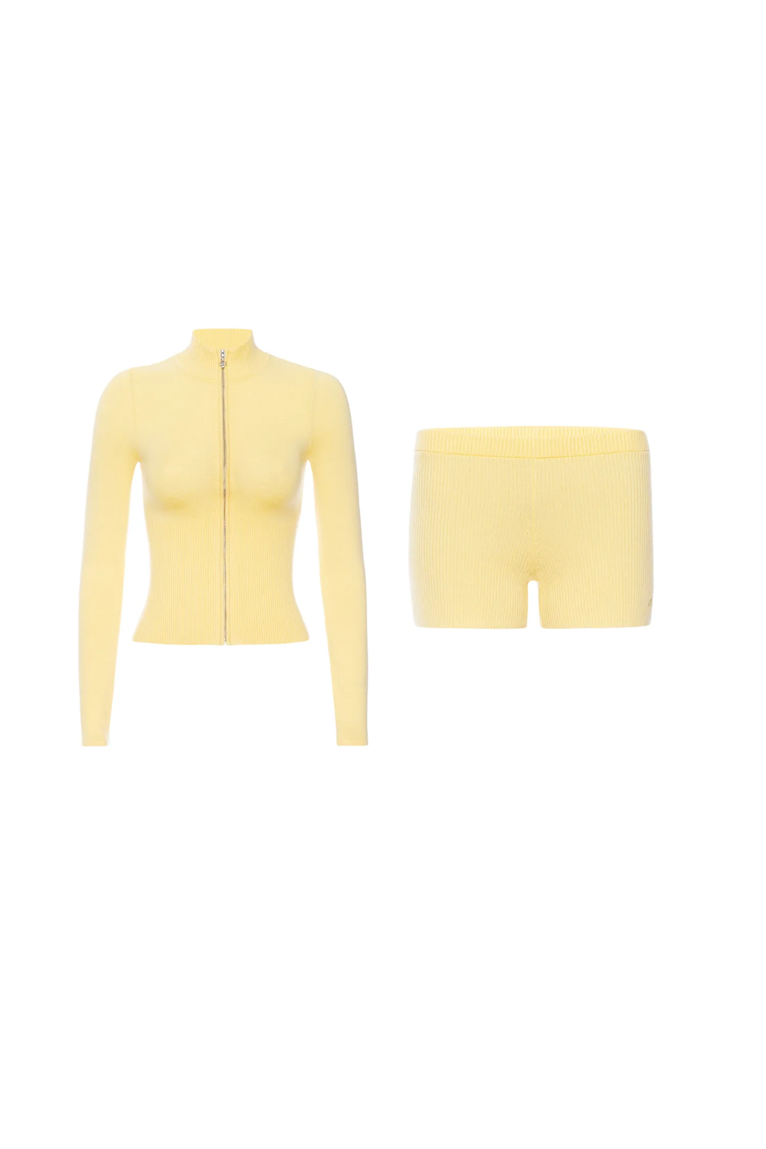 VLAD ZIP UP   BOOTY SHORT - BUTTER Versatile Base Layer