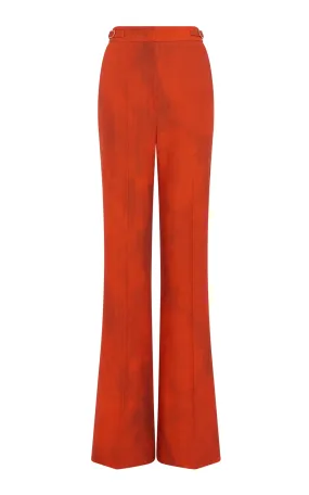 AntiOdorTreatment Vesta Flare Pant in Spice Virgin Wool