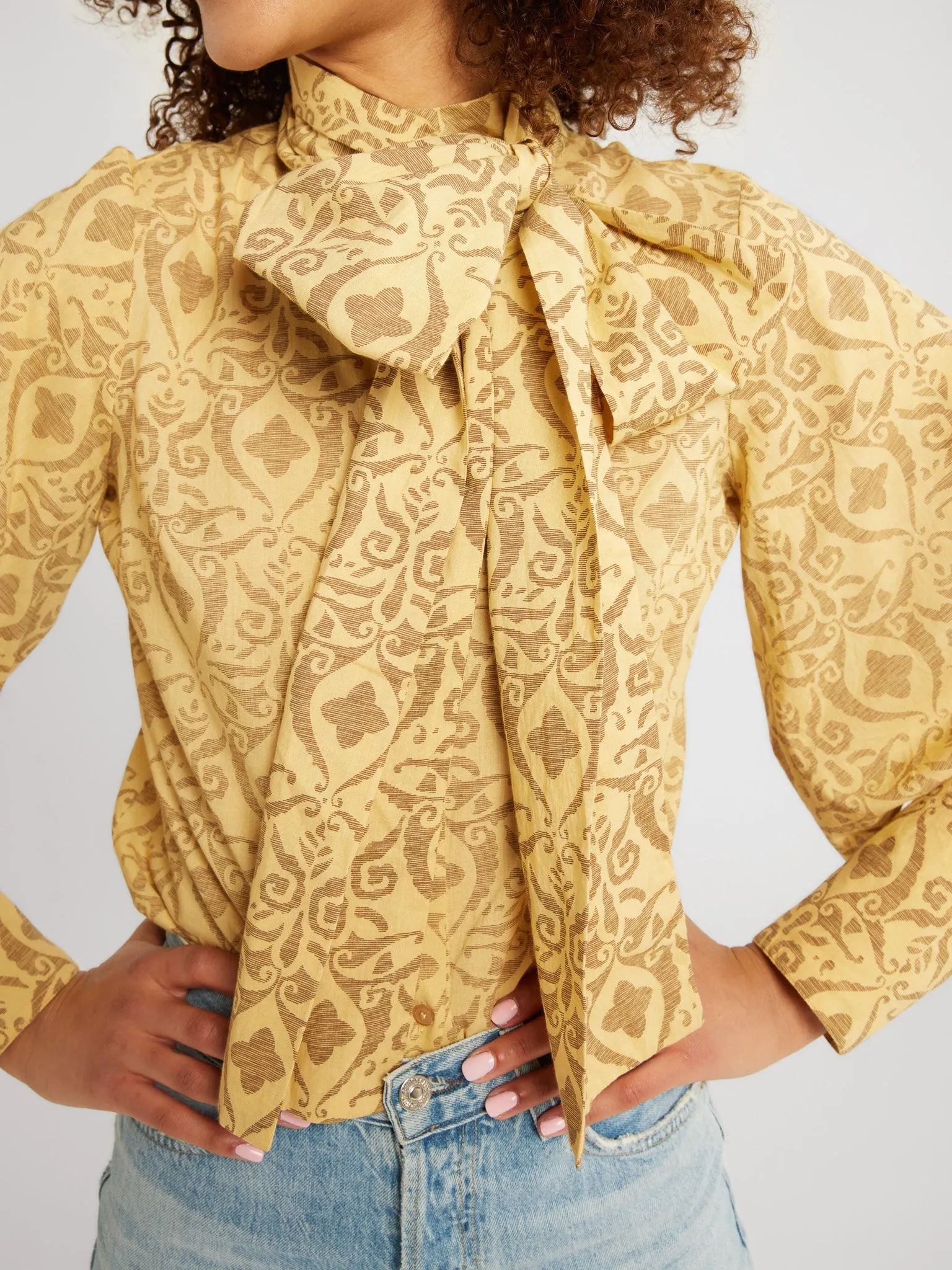 LoopwheelFabric Gigi Top in Rhodes