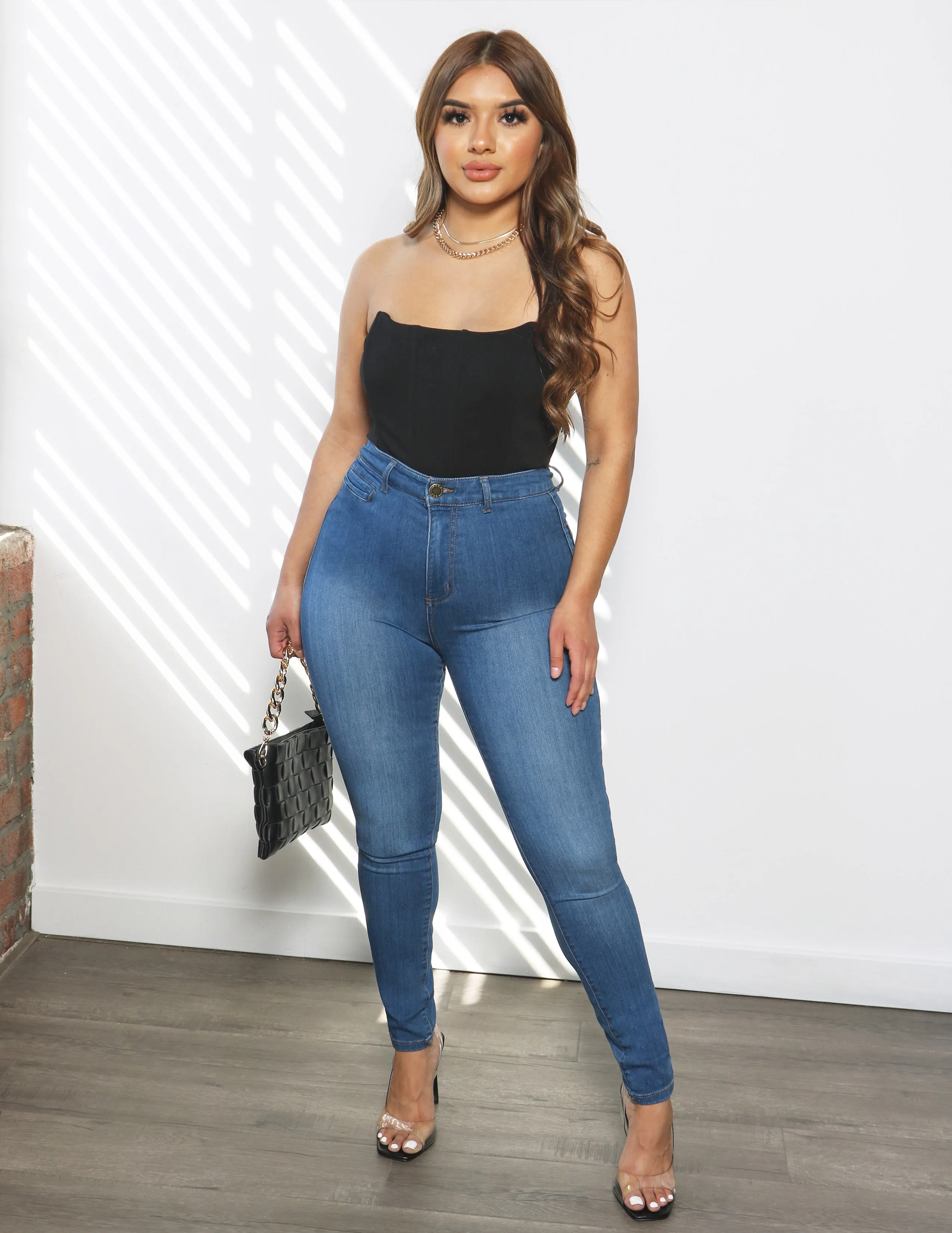 Welt Pocket Jeanish StretchFabric