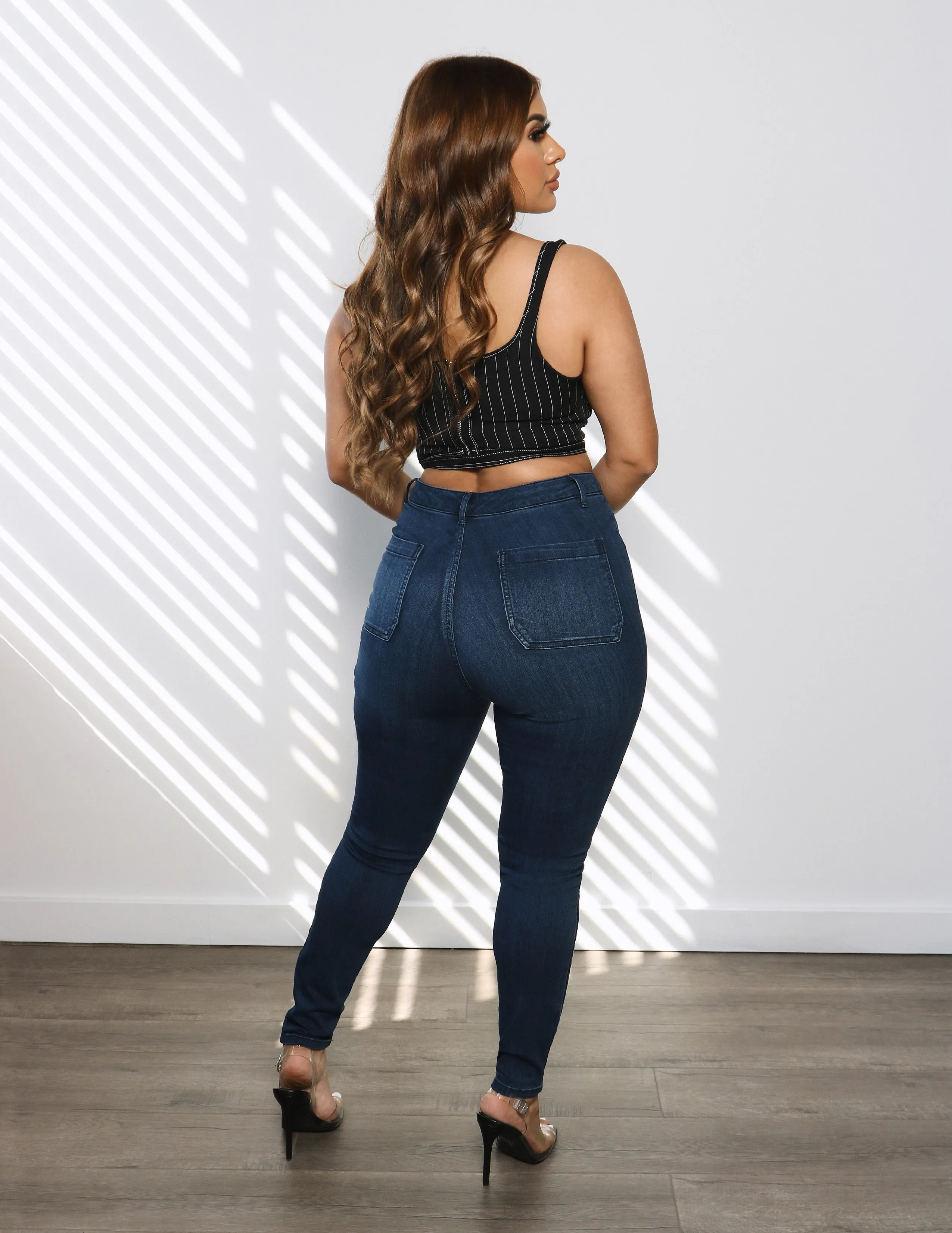 Welt Pocket Jeanish Formal Fashion Lover