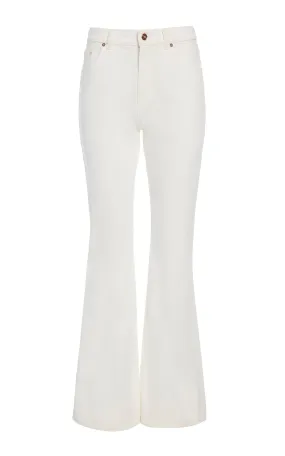 Willa Bootcut Jean in White Recycled Cotton Denim UltraSoft Blend
