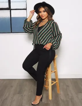 Knit Crepe Mid-Rise Trouser Weekend Style Outdoor Comfort