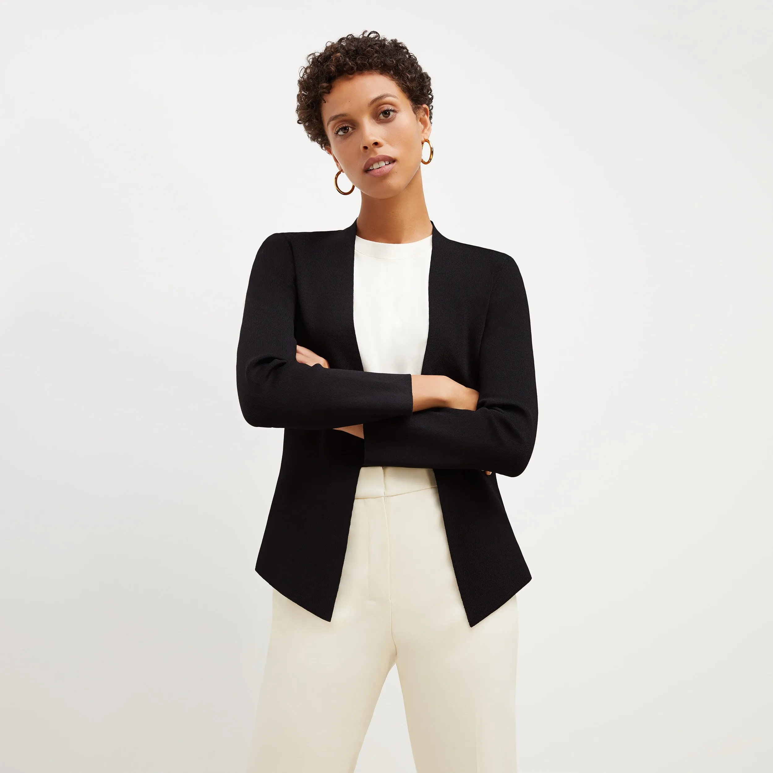 Low Maintenance Knit Woolf Jardigan :: Black