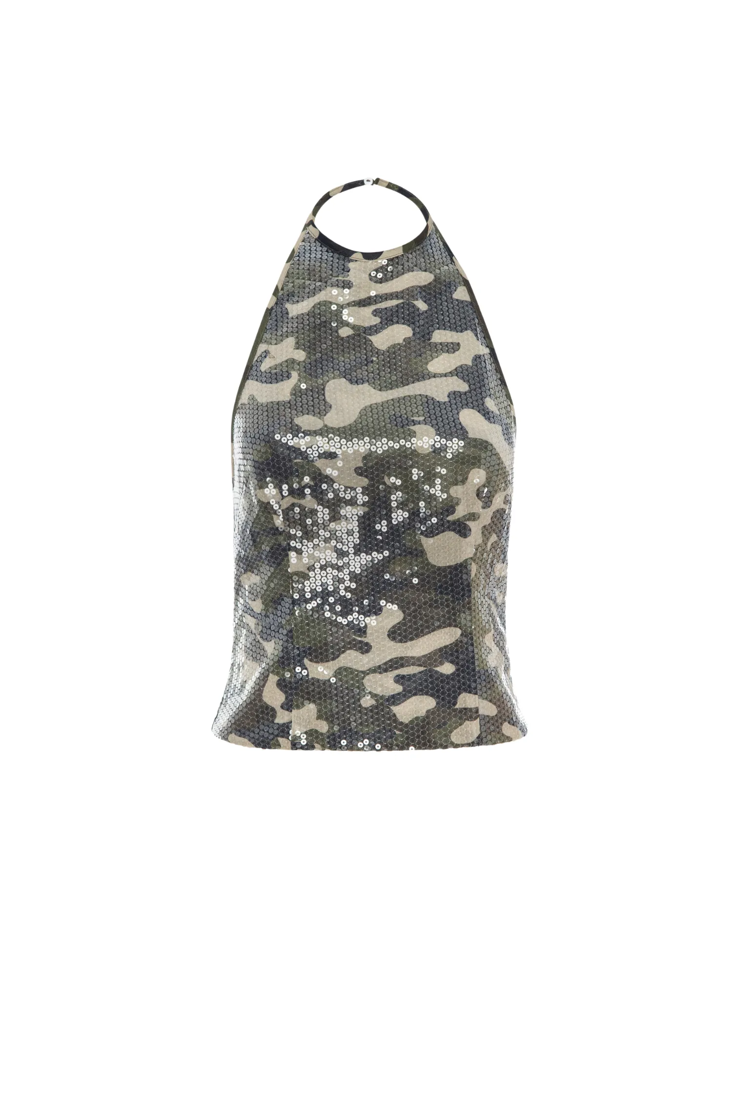 StaticResistantFabric Simple Dress NATALIA TOP - CAMO