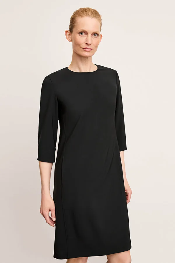 Lancia Travel Dress - OrigamiTech :: Black Airflow Weave Pattern